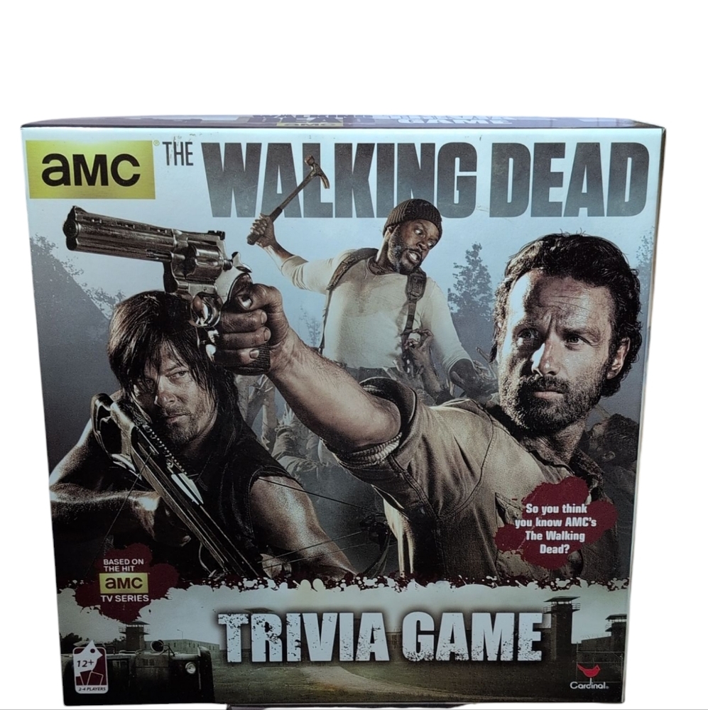 AMC Walking Dead Trivia Game 2014 Game Cards & Pieces Complete By Cardinal
